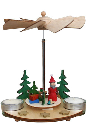 Santa Tea Candle