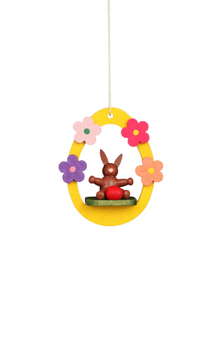 Ornament-Brown Rabbit In Egg