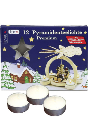 German Tea Lights (Pack of 12) FOIL HOLDER #12-3815-P