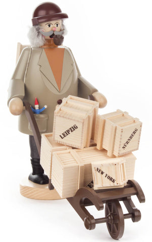 German Smoker- Craftsman with Cart