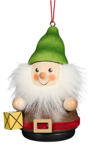 Hanging Ornament - Gnome With Lantern