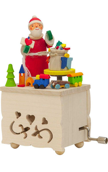 Music Box - Santa with Toys