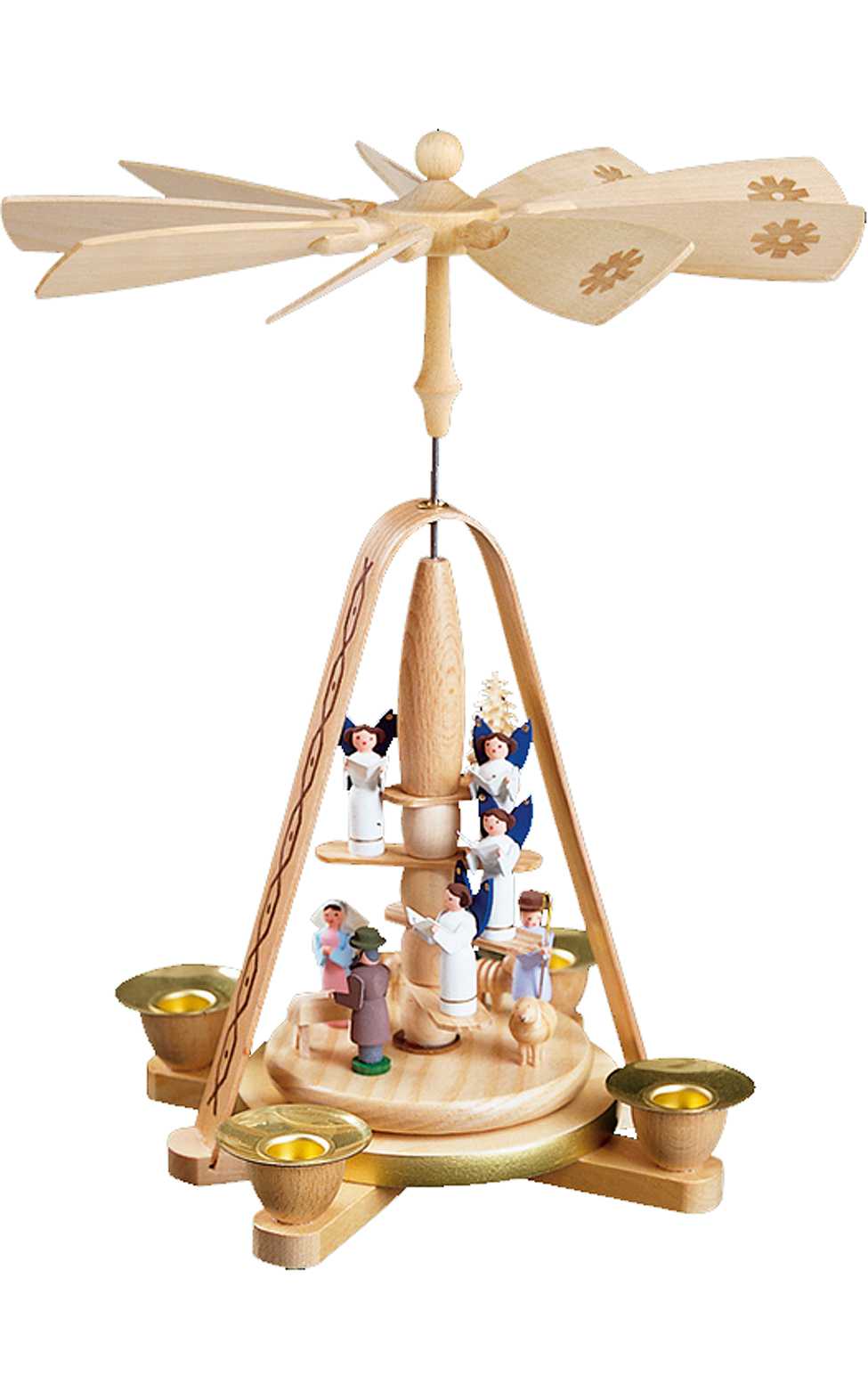 Pyramid- Nativity Scene & Angels