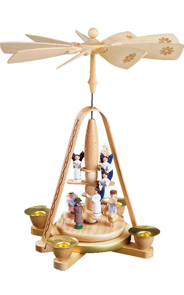 Pyramid - Nativity Scene and Angels
