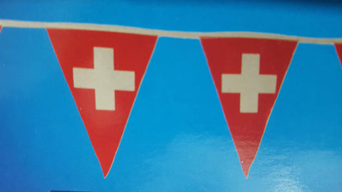 4 Meter Swiss Pennant Chain of Flags| MyDirndl.Com™