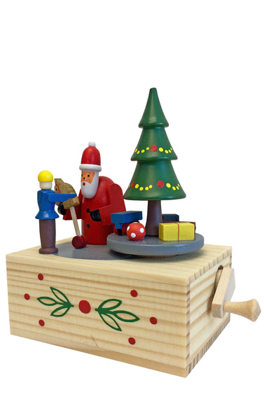 Music Box - Santa with a Tannenbaum