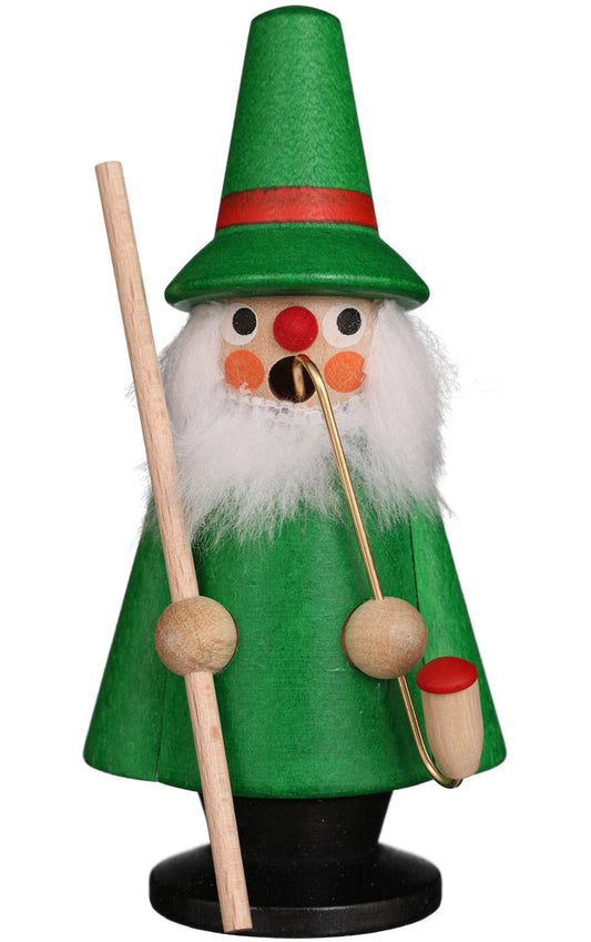 Incense Burner  Shepherd with green hat and coat