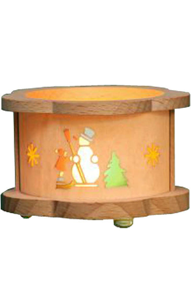 Tea light Luminary - Snowman
