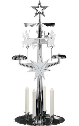 Santa Claus Chimes Silver