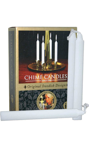 Swedish Design White Candle for Angel Chimes #9071