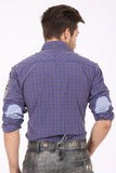 Freddy Blue Plaid Men's Shirt-Size Small only
