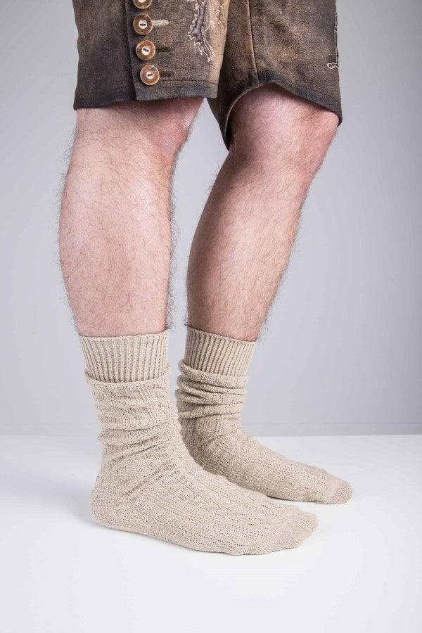 socks Beige Holzmichel Knee Socks