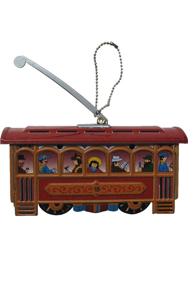 Collectible Tin Ornament - Cablecar