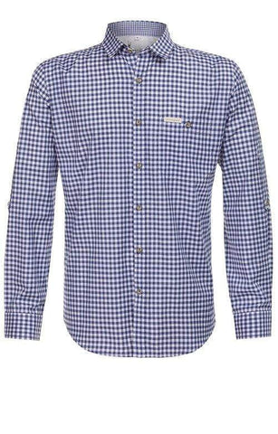 Julius Blue Comfort Fit Men's Shirt| MyDirndl.com