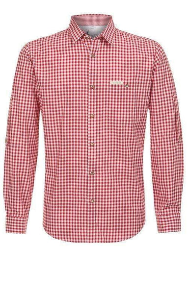 Kai Red Comfort Fit Men's Shirt| MyDirndl.com