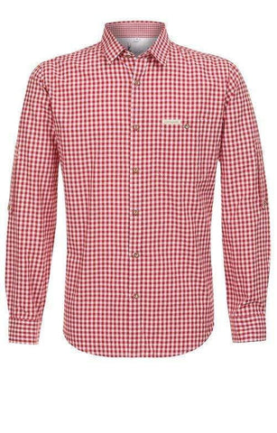 Kai Red Comfort Fit Men's Shirt| MyDirndl.com
