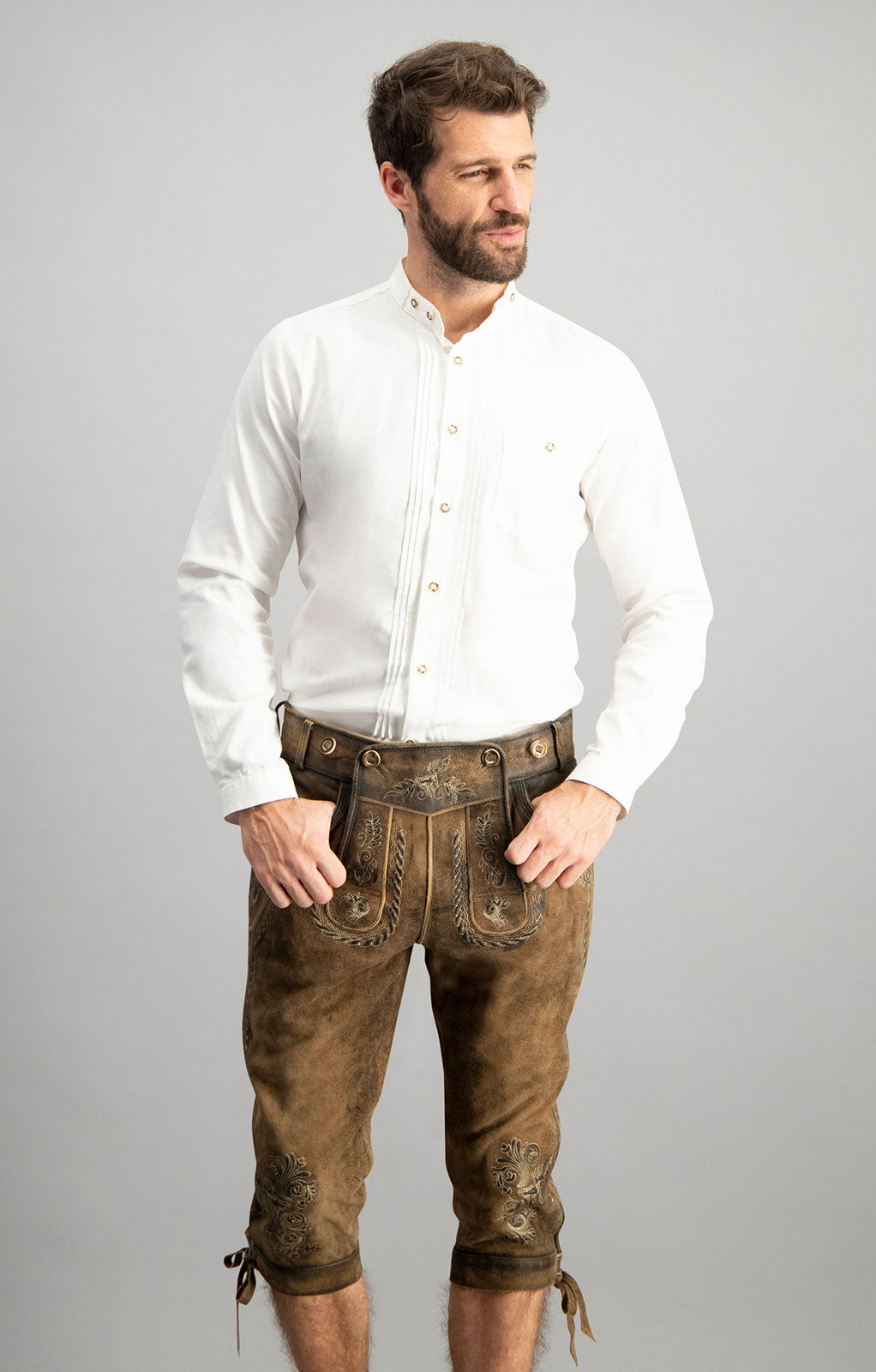 Traditional Shirt LEON White | MyDirndl.com