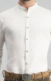 Danner Men's White Linen Shirt