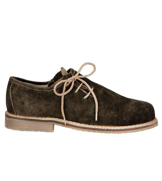 Bison Haferlschuh Dark Brown Men's Shoes | MyDirndl.Com