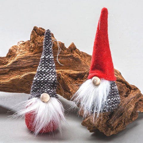 ornament Red and Black Gnome