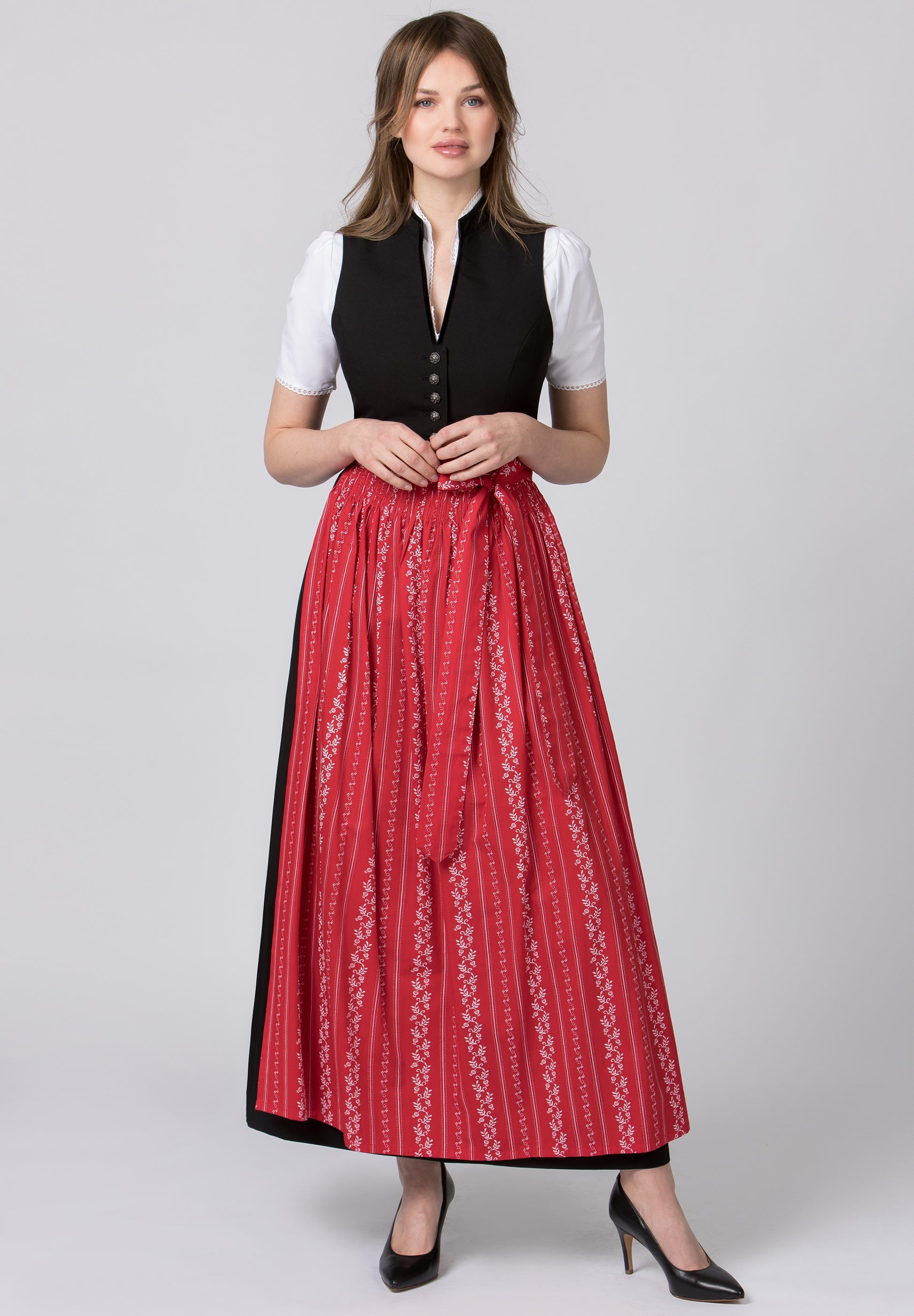 german traditional dress Tracht: A guide to clothing The cream pullover shirt features a wing collar and lace What Is Traditional German Clothing?