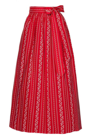 Red Dirndl Apron 96cm| MyDirndl.com