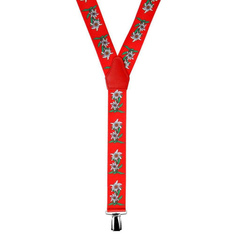 Suspenders  Rot Edelweiss | MyDirndl.Com™