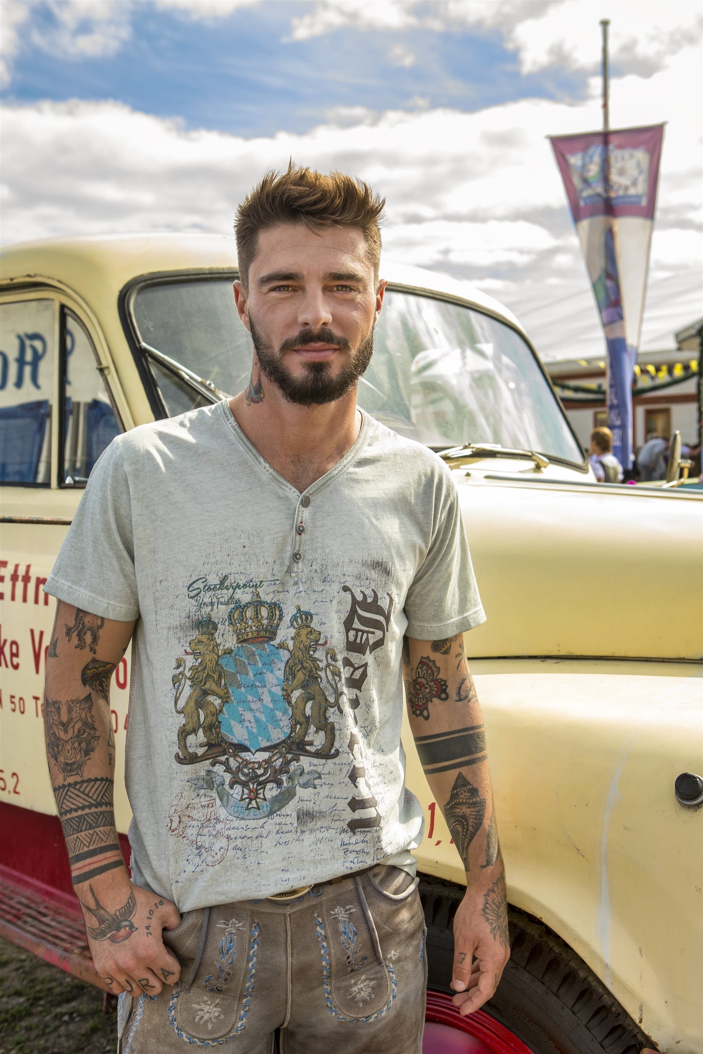 Luiggi Men's German T-Shirt