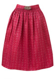 Red Dirndl Apron 70cm | MyDirndl.Com